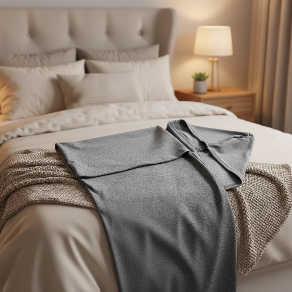 Réduisez le Stress et Dormez Mieux avec la Couverture de Compression Apaisante SNUGGY